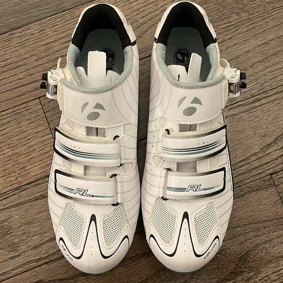 Bontrager Hilo Inform Road Cycling Shoes Women's 5.5 White Teal Black - Picture 3 of 6